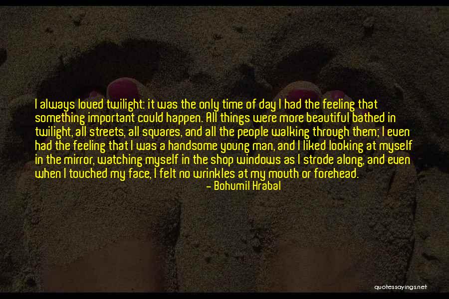 Looking At The Man In The Mirror Quotes By Bohumil Hrabal Looking At The Man In The Mirror Quotes By Bohumil Hrabal