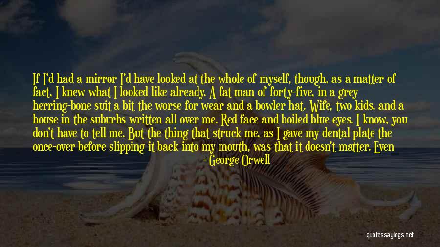 Looking At The Man In The Mirror Quotes By George Orwell Looking At The Man In The Mirror Quotes By George Orwell