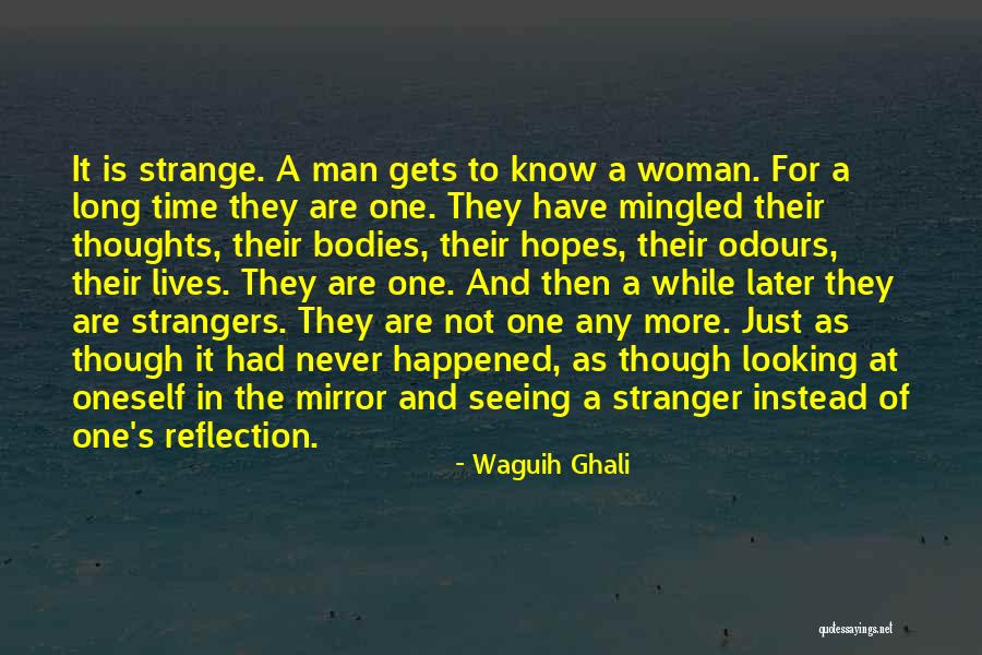 Looking At The Man In The Mirror Quotes By Waguih Ghali