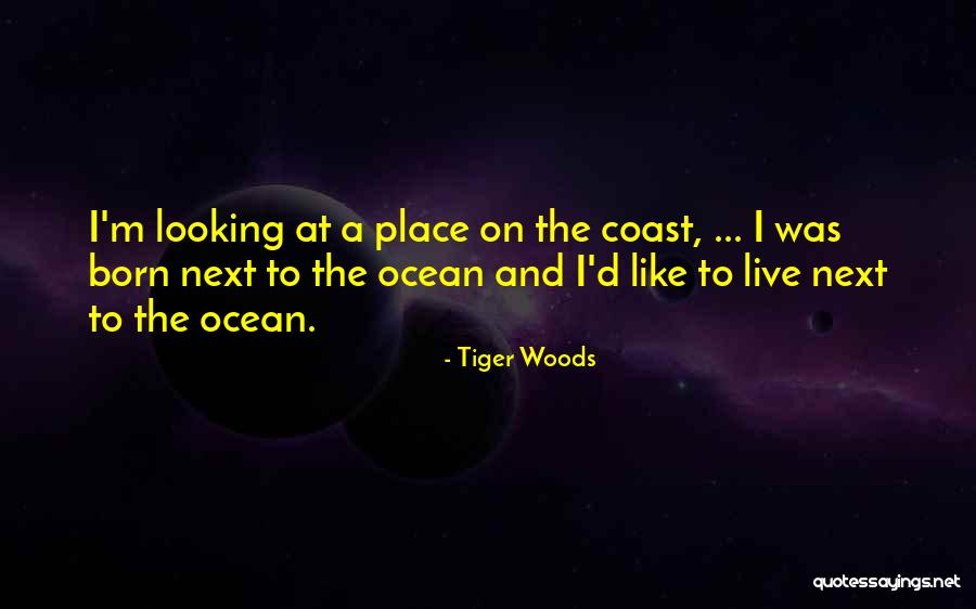 Looking At The Ocean Quotes By Tiger Woods Looking At The Ocean Quotes By Tiger Woods