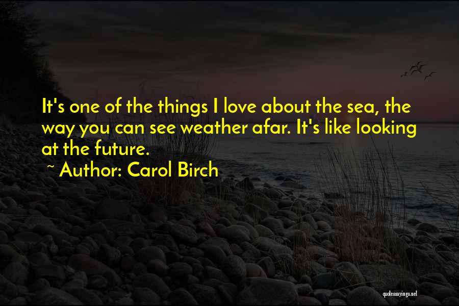 Looking At The One You Love Quotes By Carol Birch