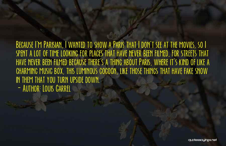 Looking At Things Upside Down Quotes By Louis Garrel