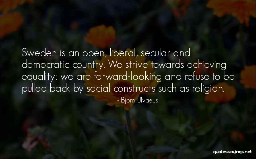 Looking Back And Forward Quotes By Bjorn Ulvaeus Looking Back And Forward Quotes By Bjorn Ulvaeus