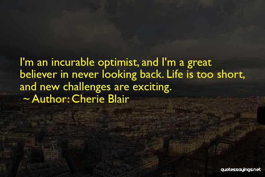 Looking Back Short Quotes By Cherie Blair