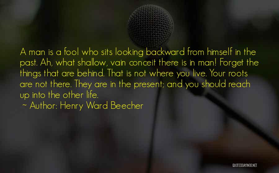 Looking Backward Quotes By Henry Ward Beecher