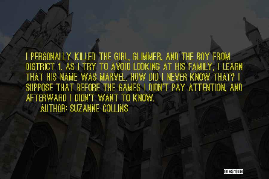 Looking Boy Quotes By Suzanne Collins