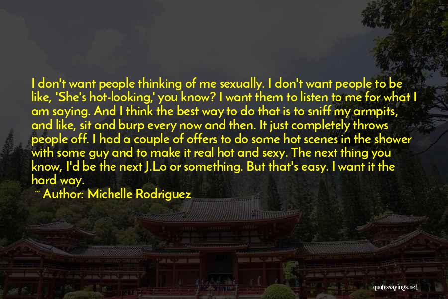 Looking Couple Quotes By Michelle Rodriguez