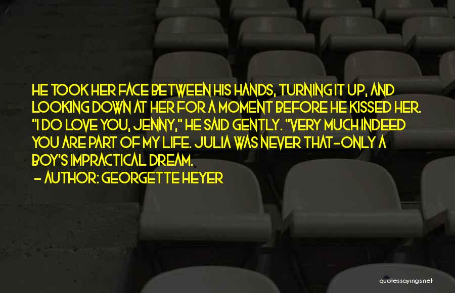 Looking Down At You Quotes By Georgette Heyer