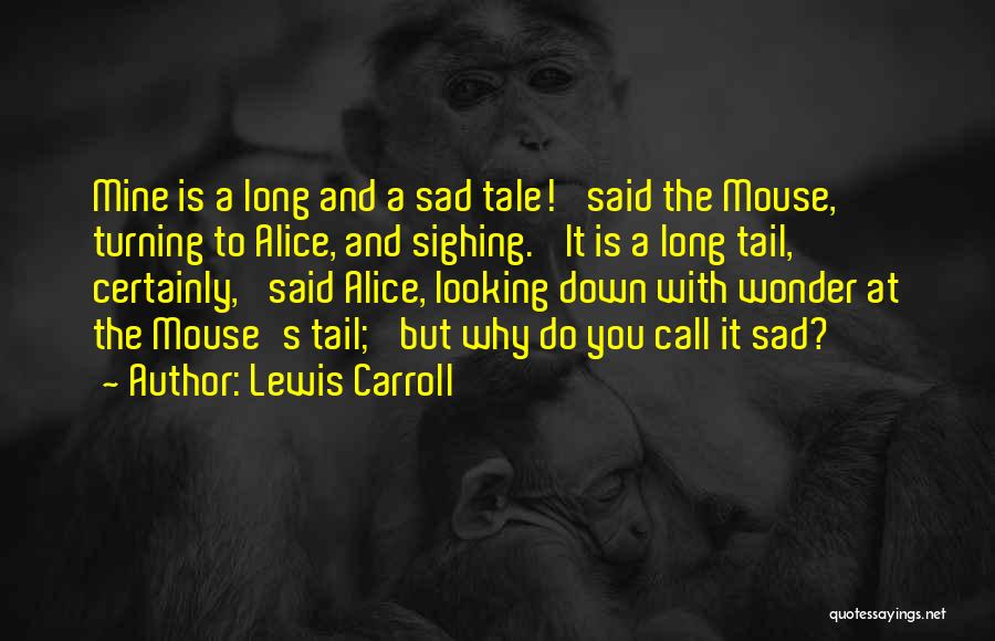 Looking Down At You Quotes By Lewis Carroll