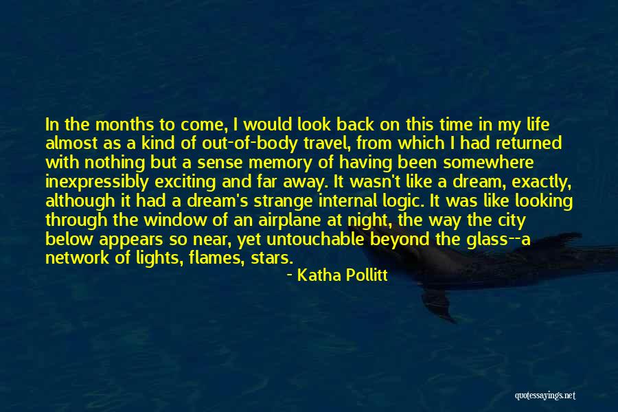 Looking Far Away Quotes By Katha Pollitt