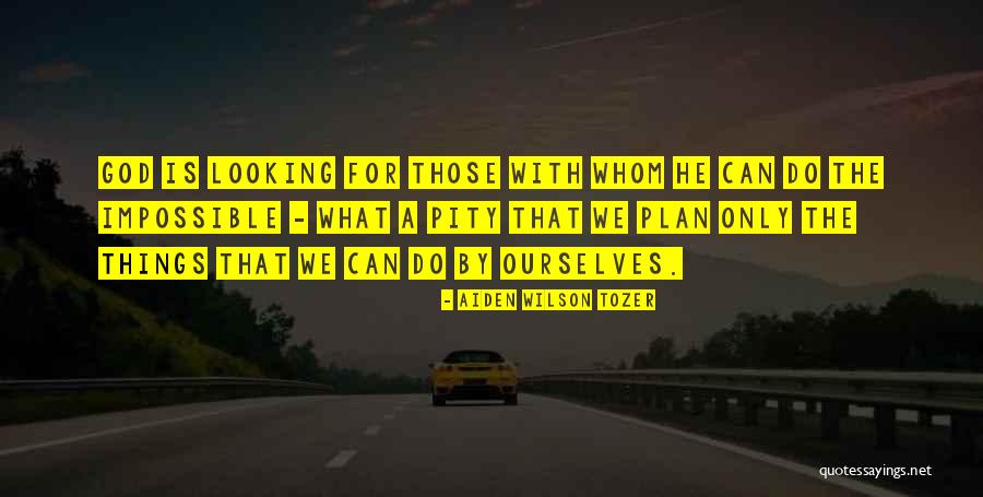 Looking For Pity Quotes By Aiden Wilson Tozer