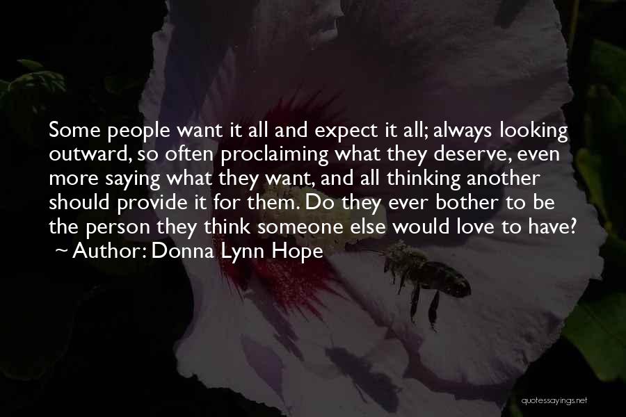 Looking For Someone Love Quotes By Donna Lynn Hope