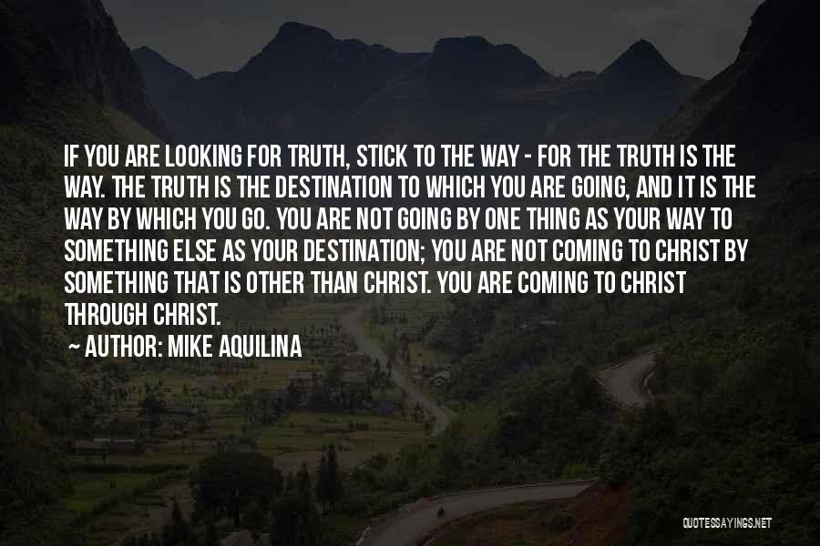 Looking For Something Else Quotes By Mike Aquilina