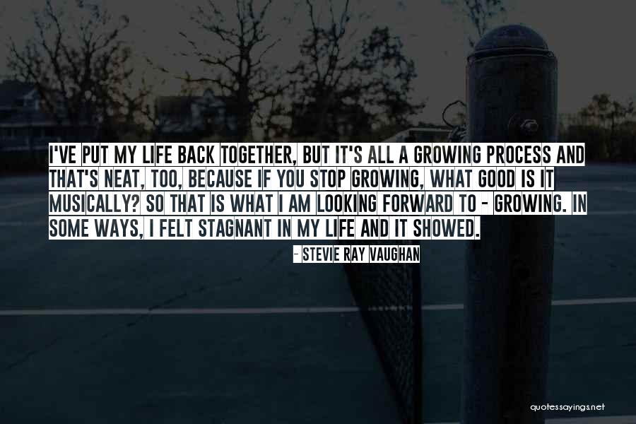 Looking Forward Together Quotes By Stevie Ray Vaughan