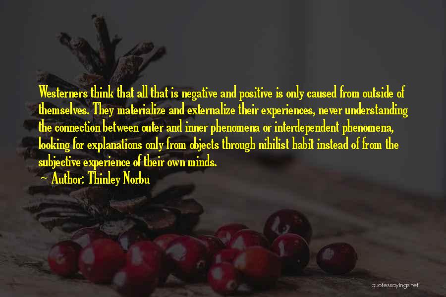 Looking From The Outside Quotes By Thinley Norbu