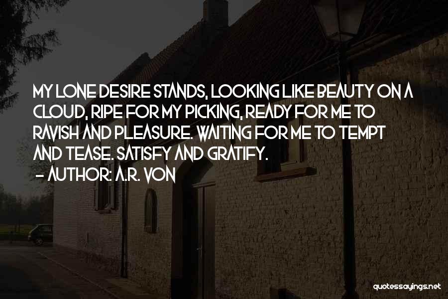 Looking Hot Quotes By A.R. Von