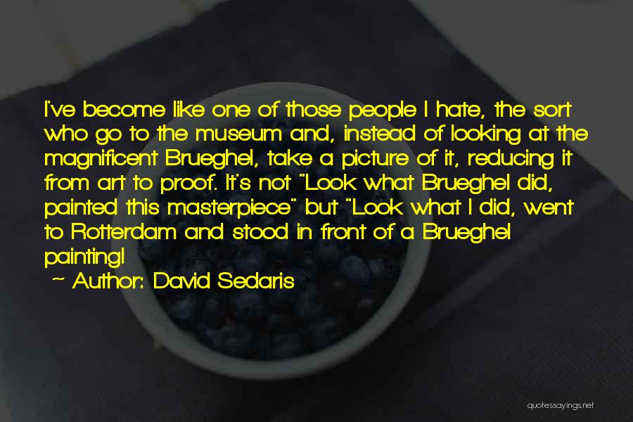 Looking In Front Quotes By David Sedaris