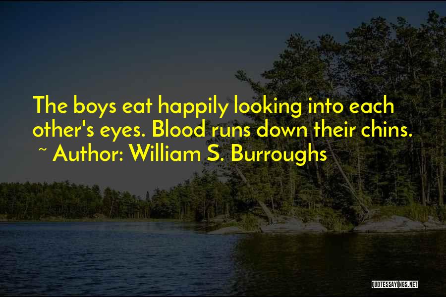 Looking Into Each Other Eyes Quotes By William S. Burroughs
