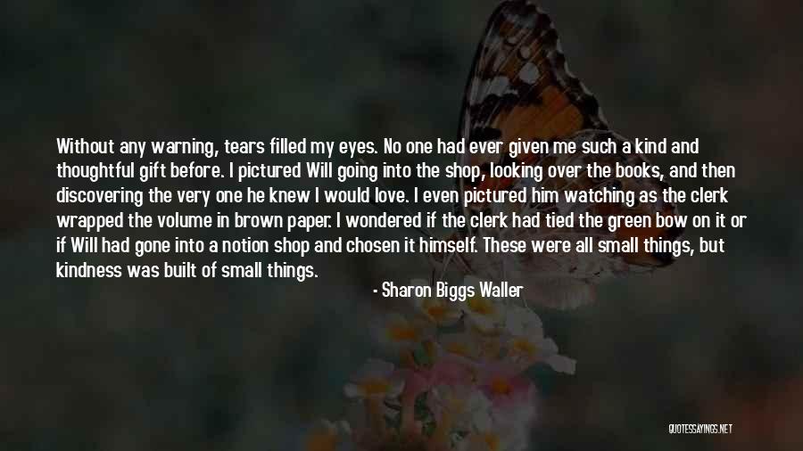 Looking Into One's Eyes Quotes By Sharon Biggs Waller