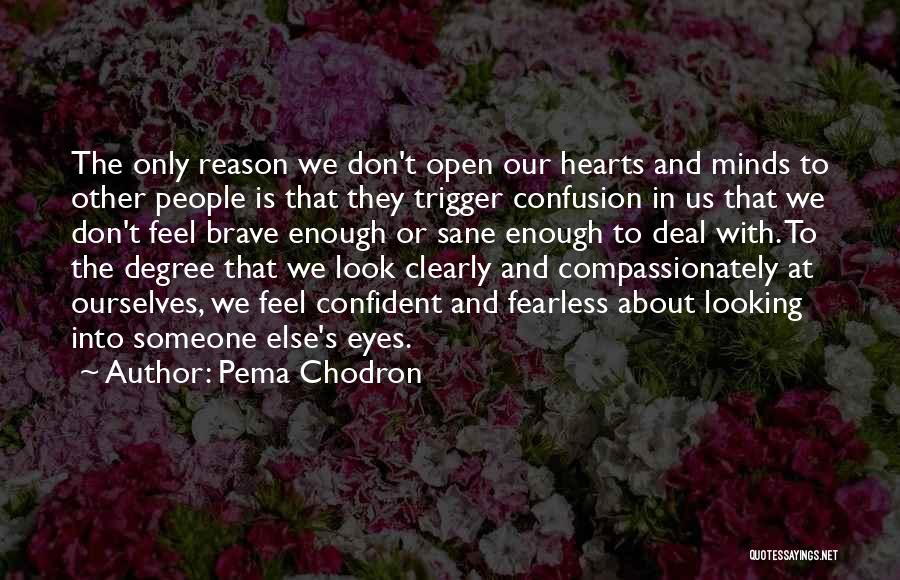 Looking Into Someone's Eyes Quotes By Pema Chodron