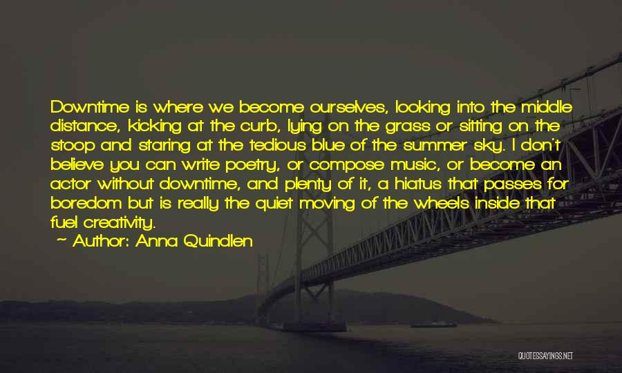 Looking Into The Distance Quotes By Anna Quindlen