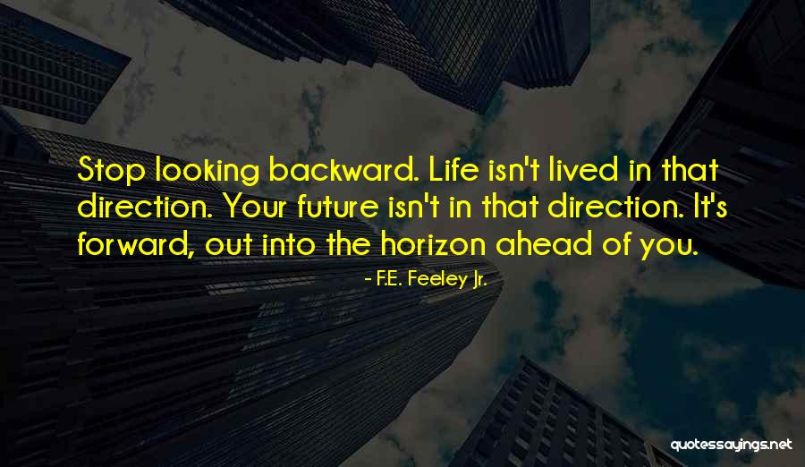 Looking Into The Horizon Quotes By F.E. Feeley Jr. Looking Into The Horizon Quotes By F.E. Feeley Jr.