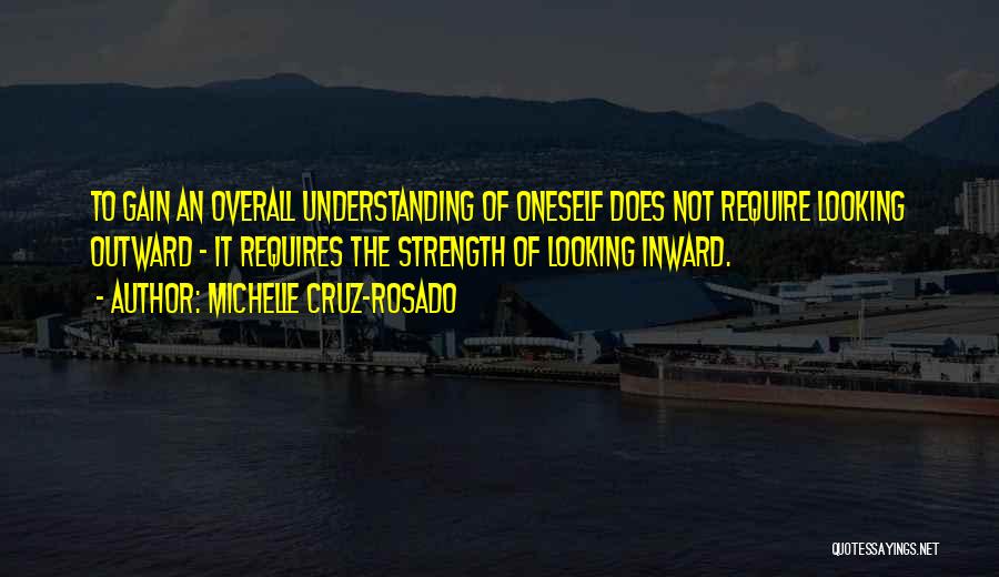 Looking Inward Quotes By Michelle Cruz-Rosado