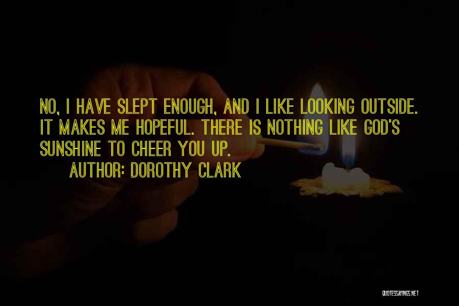 Looking Outside Quotes By Dorothy Clark