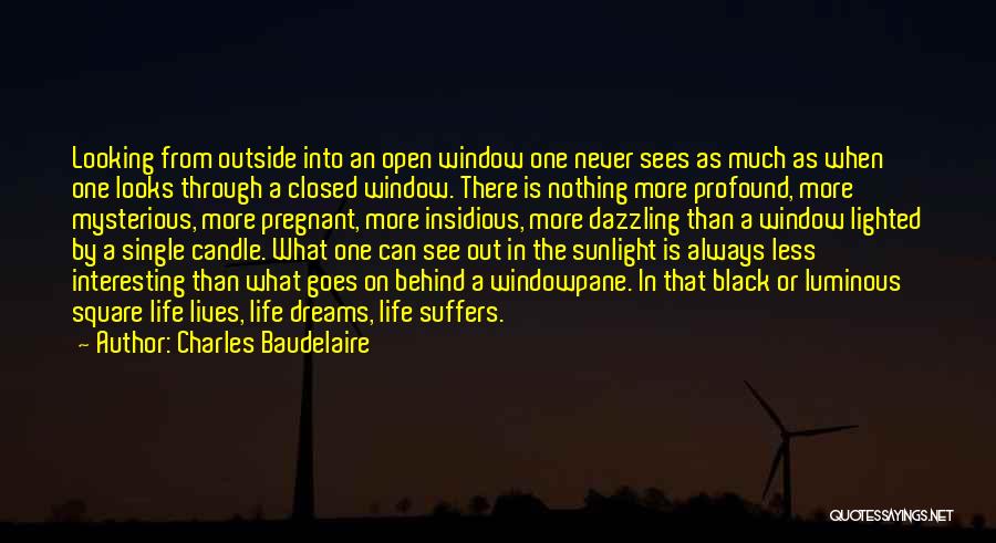 Looking Outside Window Quotes By Charles Baudelaire