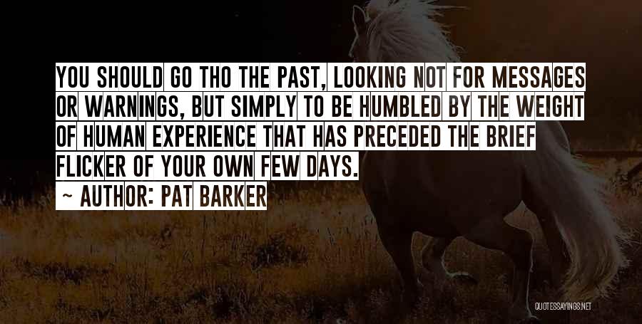 Looking Past You Quotes By Pat Barker