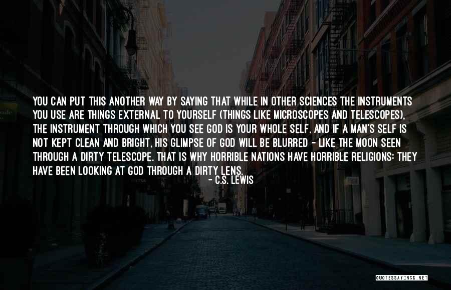 Looking Through The Lens Quotes By C.S. Lewis Looking Through The Lens Quotes By C.S. Lewis