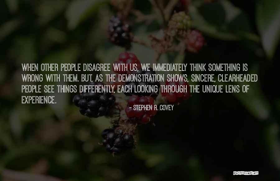 Looking Through The Lens Quotes By Stephen R. Covey Looking Through The Lens Quotes By Stephen R. Covey