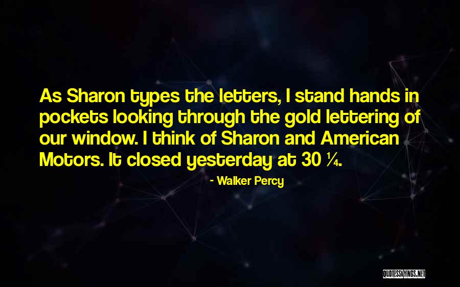 Looking Through The Window Quotes By Walker Percy