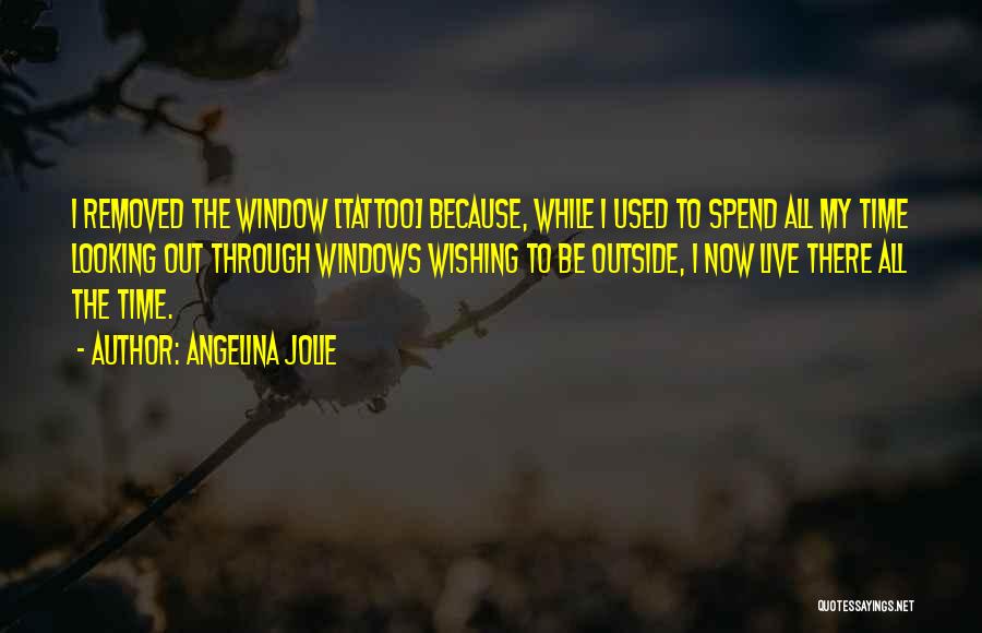 Looking Through Window Quotes By Angelina Jolie