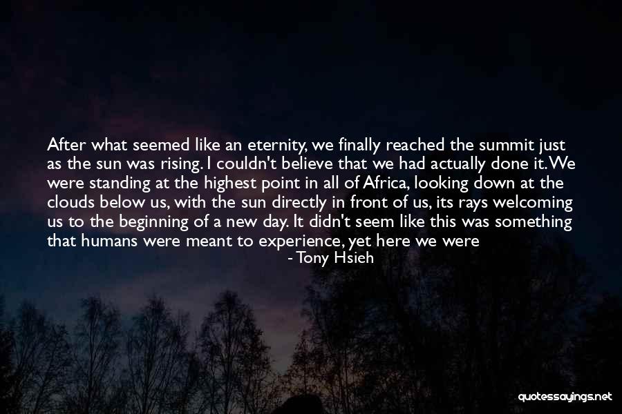 Looking To The Sun Quotes By Tony Hsieh Looking To The Sun Quotes By Tony Hsieh