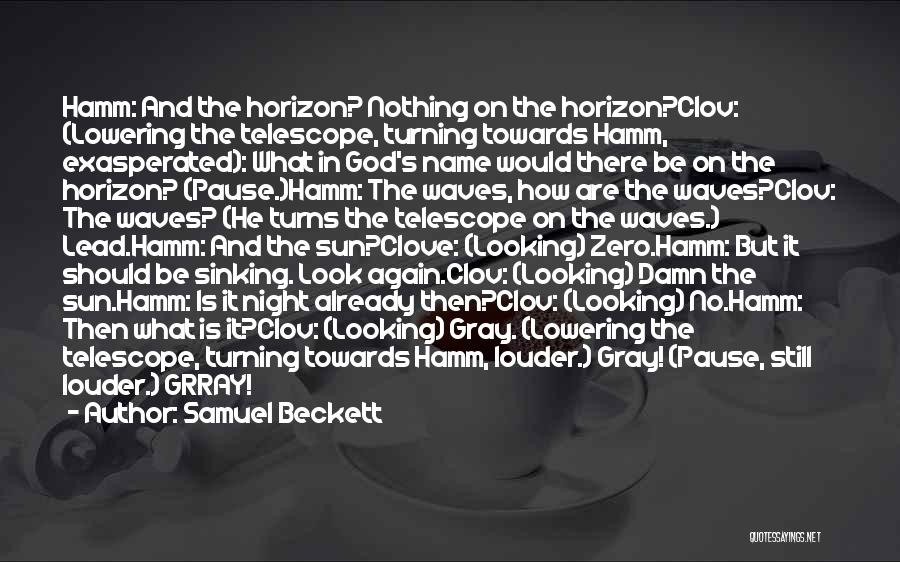 Looking Towards God Quotes By Samuel Beckett
