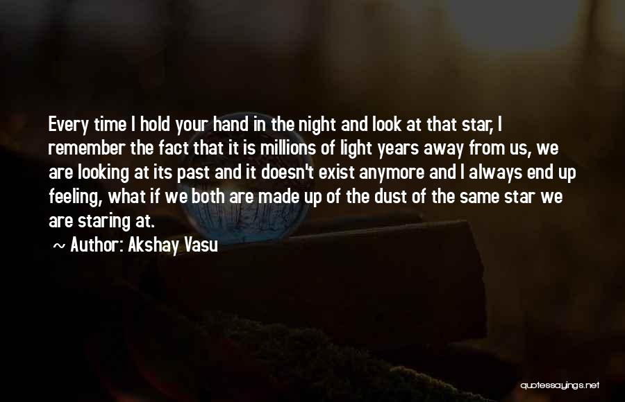 Looking Up At The Night Sky Quotes By Akshay Vasu