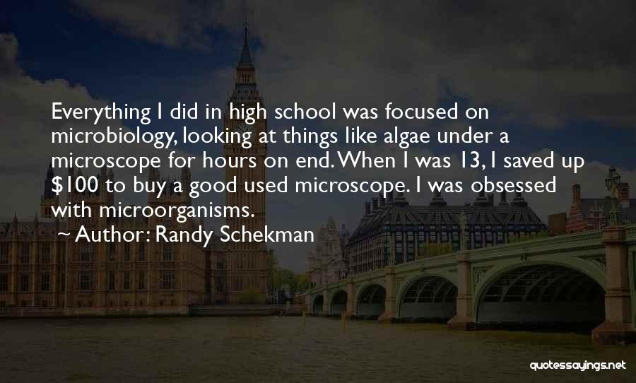 Looking Up High Quotes By Randy Schekman