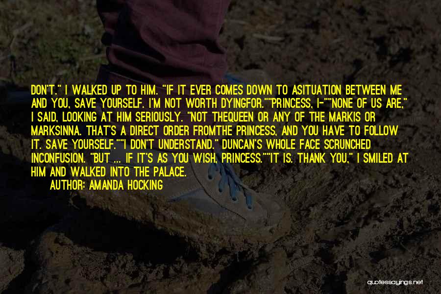 Looking Up To Yourself Quotes By Amanda Hocking