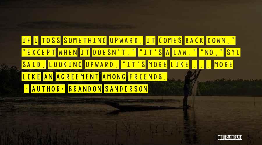 Looking Upward Quotes By Brandon Sanderson