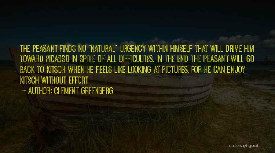 Looking Within Quotes By Clement Greenberg