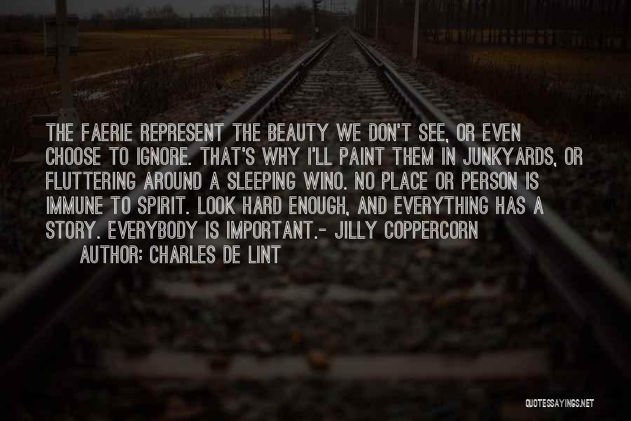 Looks And Beauty Quotes By Charles De Lint