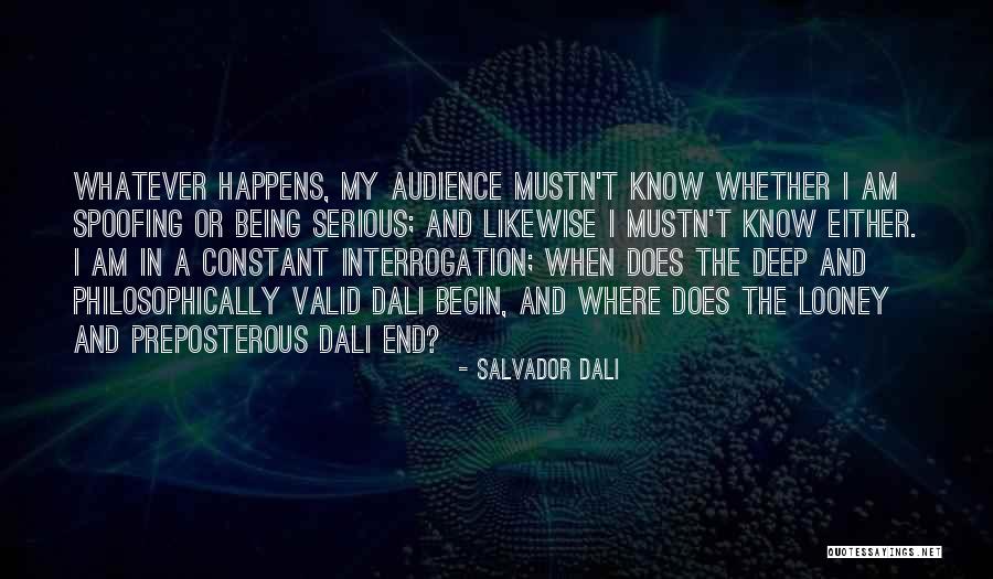 Looney Quotes By Salvador Dali