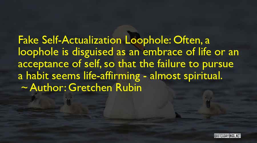 Loophole Quotes By Gretchen Rubin