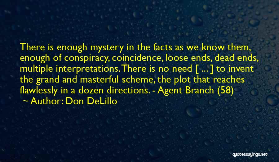 Loose Ends Quotes By Don DeLillo