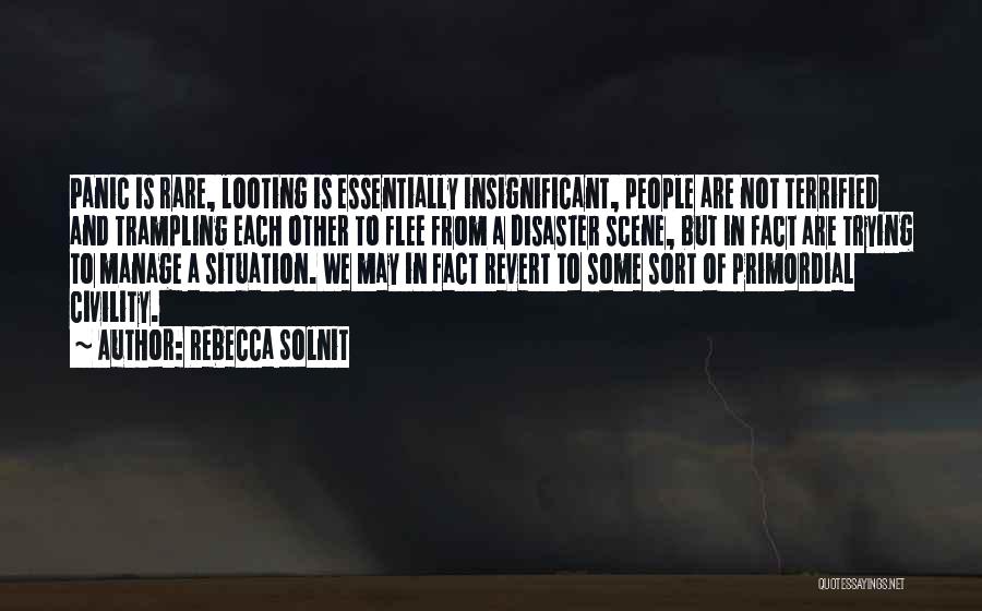 Looting Quotes By Rebecca Solnit