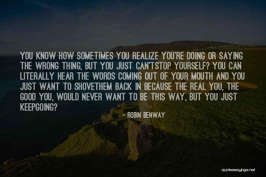 Lopate Writer Quotes By Robin Benway Lopate Writer Quotes By Robin Benway
