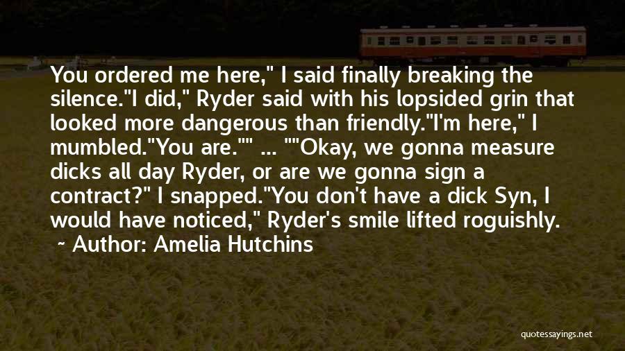 Lopsided Quotes By Amelia Hutchins