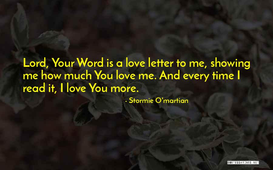 Lord And Love Quotes By Stormie O'martian