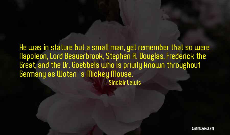 Lord Frederick Quotes By Sinclair Lewis Lord Frederick Quotes By Sinclair Lewis